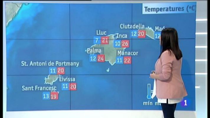 Informatiu Balear - El temps a les Illes Balears - 06/04/18