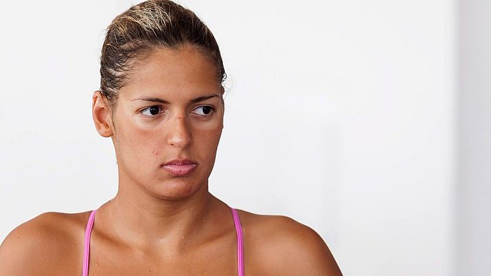 Telediario 1 - Michelle Alonso, nadadora paralímpica, rompe una nueva barrera