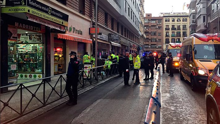 Telediario 1 - Muere un hombre tras recibir varios disparos en el distrito madrileño de Chamberí