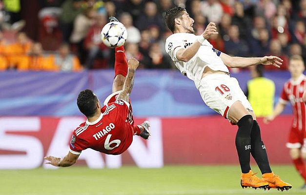 Telediario 1 - El Sevilla busca la proeza ante el Bayern