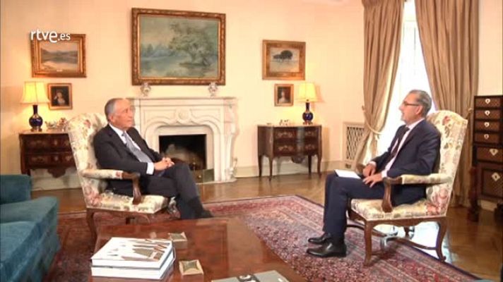 Especiales informativos - Entrevista íntegra al presidente de la República de Portugal