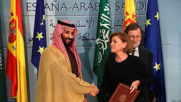 Telediario 1 - Acuerdo de intenciones entre España y Arabia Saudí para la futura adquisición de cinco corbetas