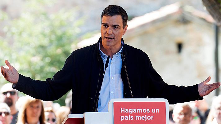 Telediario 1 - Sánchez, a Rivera: "No se puede soplar y sorber al mismo tiempo, o se está con la regeneración democrática o se apoya la corrupción del PP de Madrid"