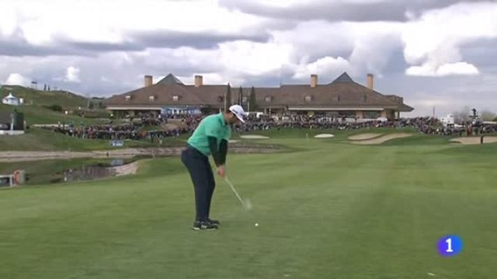 Telediario 1 - Jon Rahm levanta pasiones en el Abierto de España
