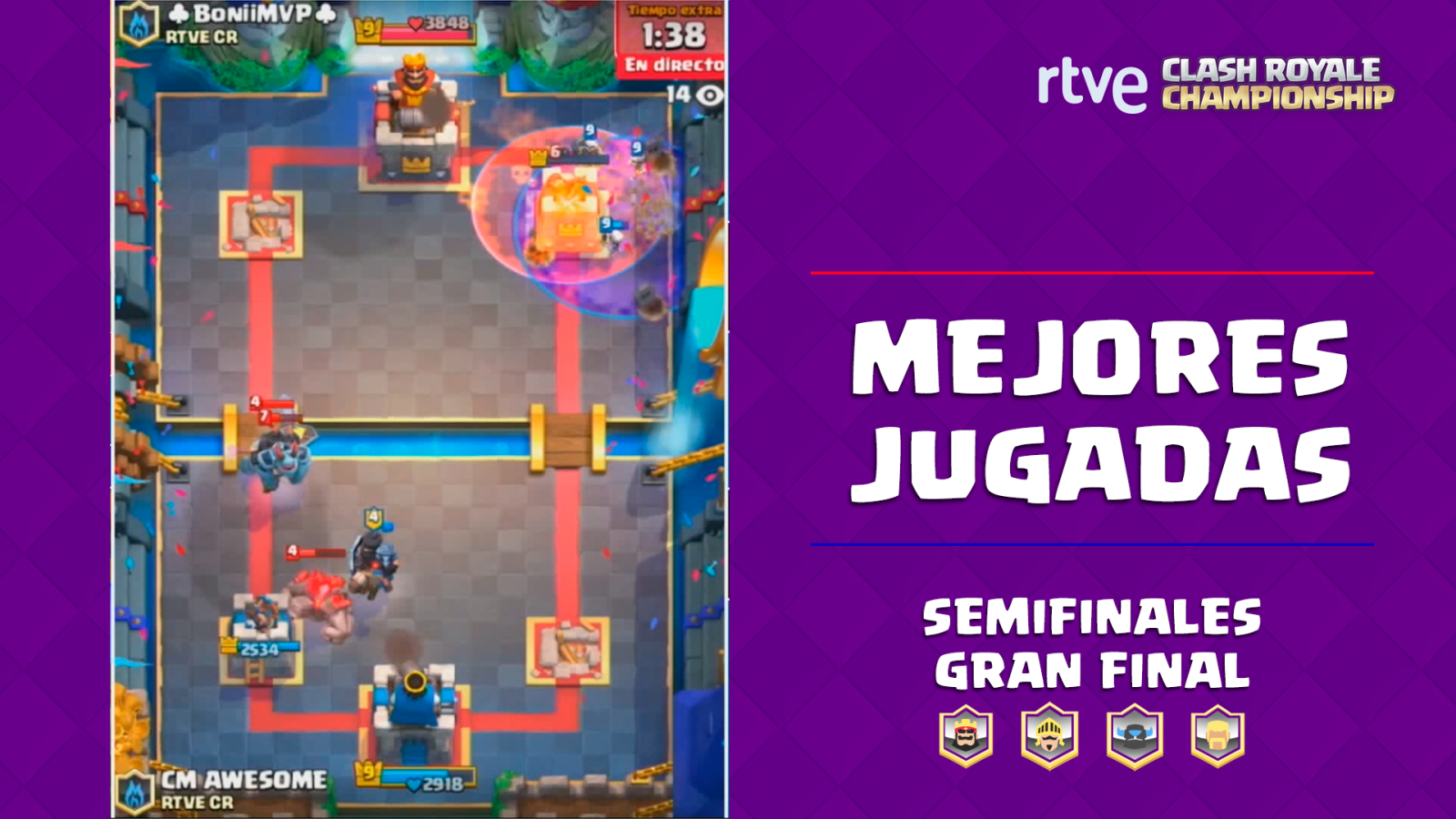 RTVE Clash Royale Championship. Gran final - Las mejores jugadas
