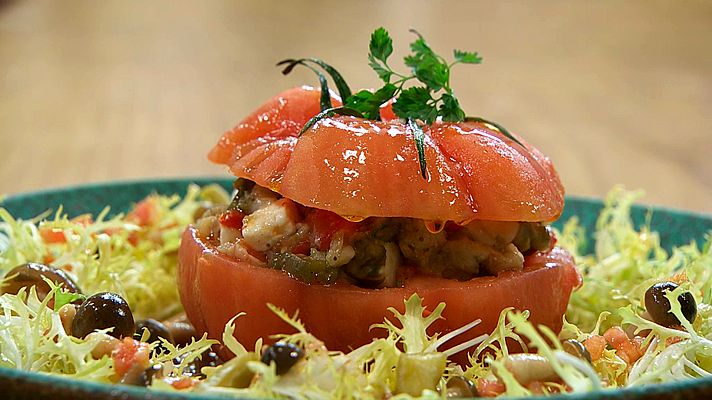RTVE Cocina - Tomate relleno de escalivada