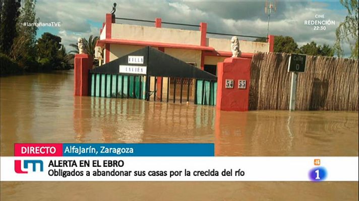 La mañana - Inundaciones por la crecida del Ebro