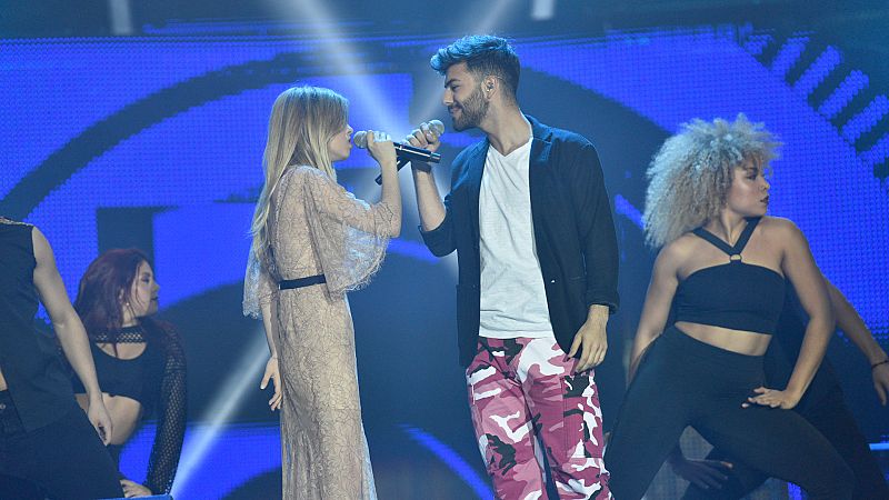 Concierto OT - Nerea y Agoney cantan 'Symphony'