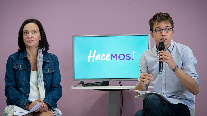 Telediario 1 - Bescansa responsabiliza a su equipo de la publicación por error de una propuesta para desbancar a Iglesias