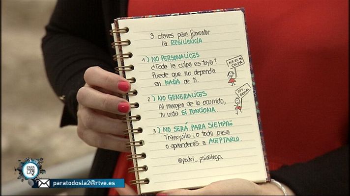 Para todos La 2 - Patricia Ramírez da tres consejos para ser más resilientes