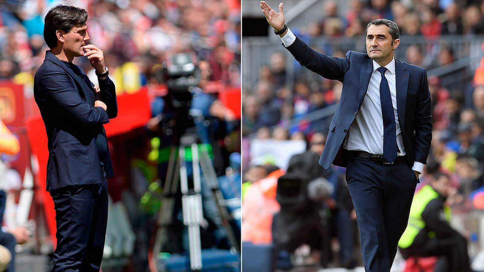Montella y Valverde, dos pizarras en busca de su primera Copa | Ver