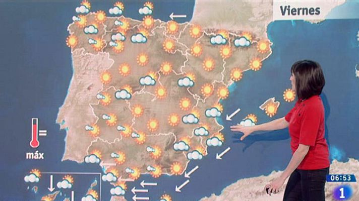 El tiempo - Este viernes habrá vientos fuertes en el Estrecho, interior de Cádiz y Canarias occidentales