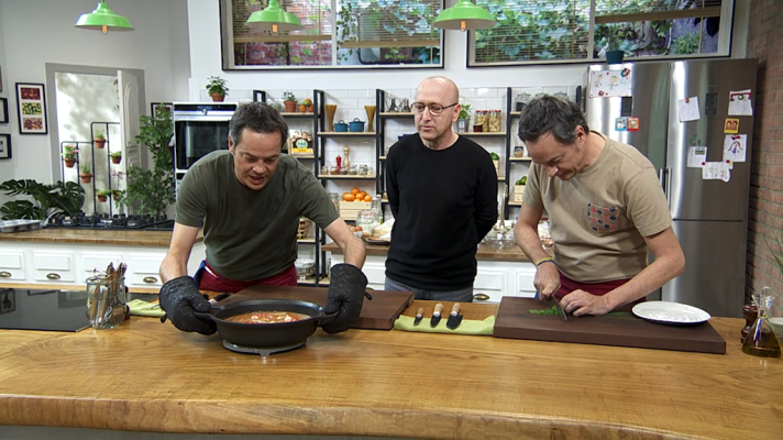 Torres en la cocina - Arroz de navajas y magdalenas de té