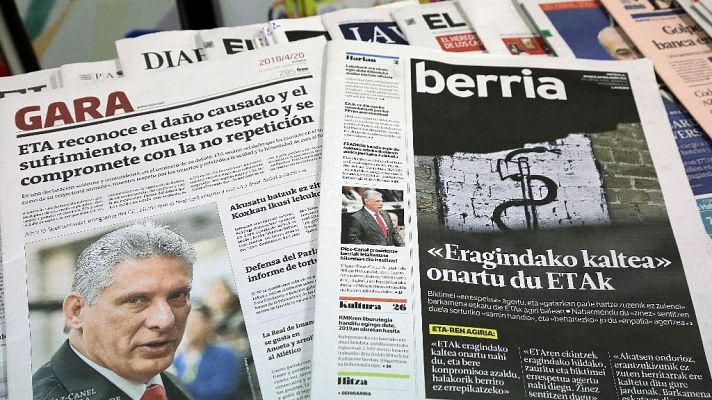 Telediario 1 - Telediario - 15 horas - 20/04/18