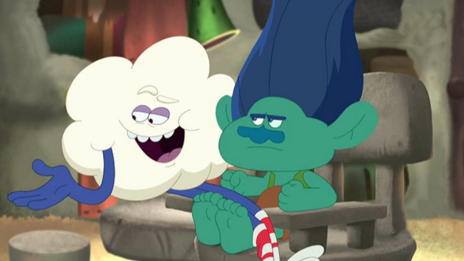 ¡Nublado con posibilidad de abrazos! - Trolls | Ver