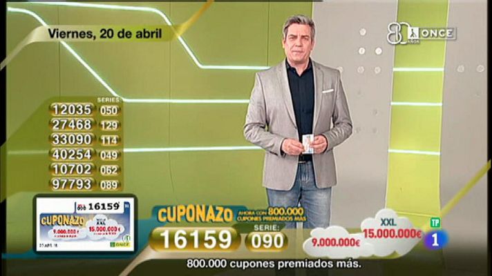 Sorteos ONCE - Sorteo ONCE - 20/04/18