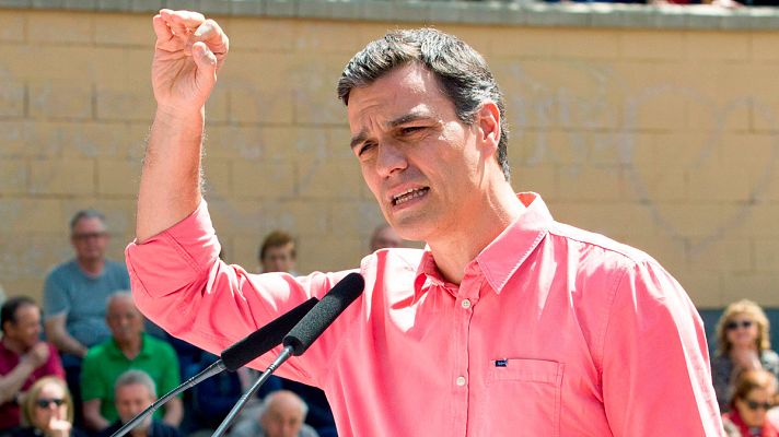 Telediario 1 - Pedro Sánchez, a Ciudadanos: "El cesto del PP de Madrid está podrido y no se puede estar en política con el don de la ubicuidad"