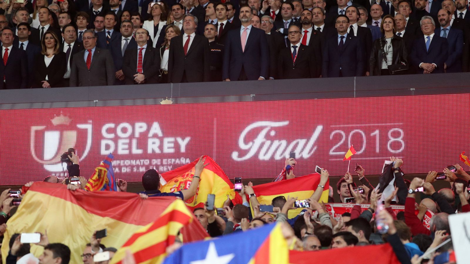 Copa 2018 | El himno español retumba en el Metropolitano | Ver