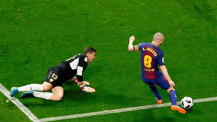  - Copa 2018 | Iniesta anota el cuarto del Barça con una obra de arte