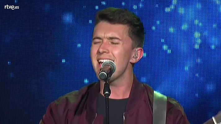 Eurovisión - Ryan O'Shaughnessy canta 'Together' en la EsPreParty