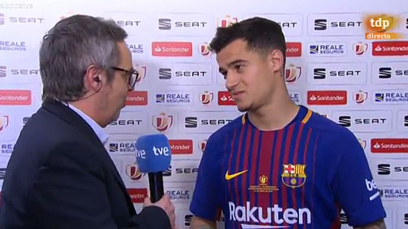 Coutinho celebra su primer título y ya piensa en la Liga
