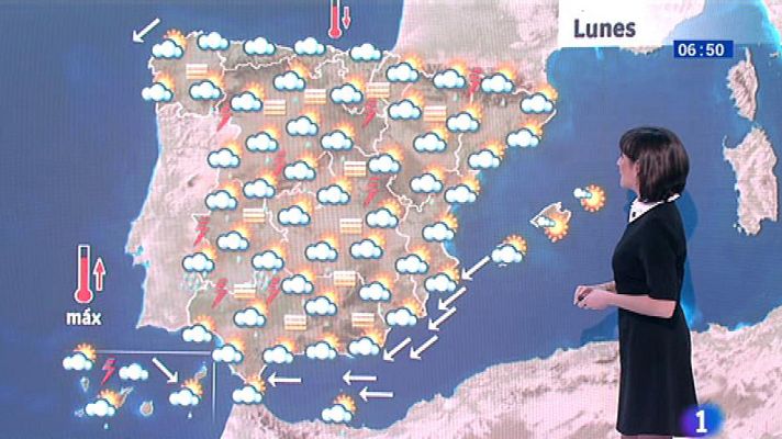 El tiempo - Descenso de las temperaturas y regreso de la calima a la Pen