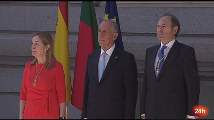 Parlamento - Visita de estado del presidente de Portugal