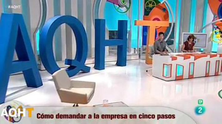 Aquí hay trabajo - Cómo demandar a la empresa en 5 pasos.