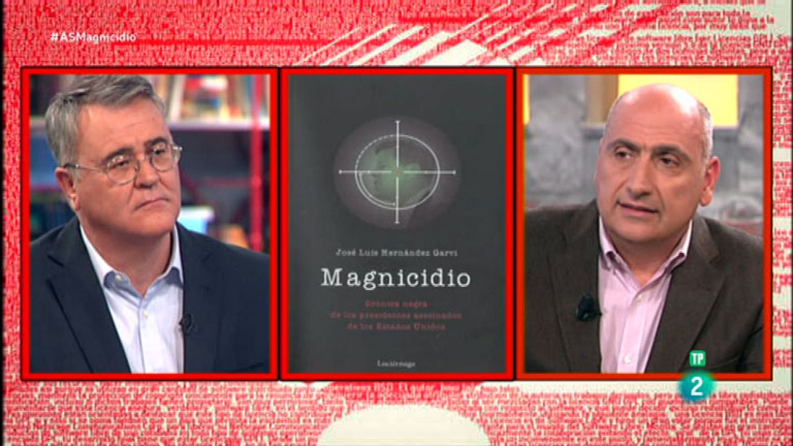 La Aventura del Saber. TVE. Entrevista a José Luis Hernández Garvi. 'Magnicidio. Crónica negra de los presidentes asesinados de Estados Unidos'.