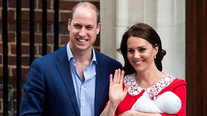 Telediario 1 - Los duques de Cambridge, padres de su tercer hijo