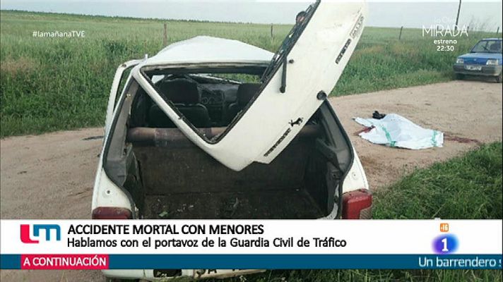 La mañana - Un menor muerto en un accidente de coche