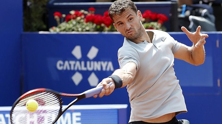 Tenis - ATP 500 'Trofeo Conde de Godó': M. Jaziri - G. Dimitrov