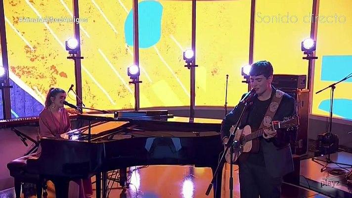 OTVisión - Amaia y Alfred cantan por primera vez 'Your song'