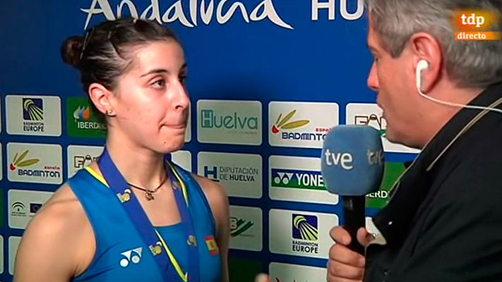  - Carolina Marín, tras su cuarto título europeo: "Soñaba con este día"