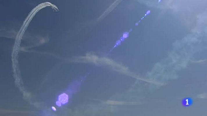 Telediario 1 - La Patrulla Águila sobre el cielo de Berlín