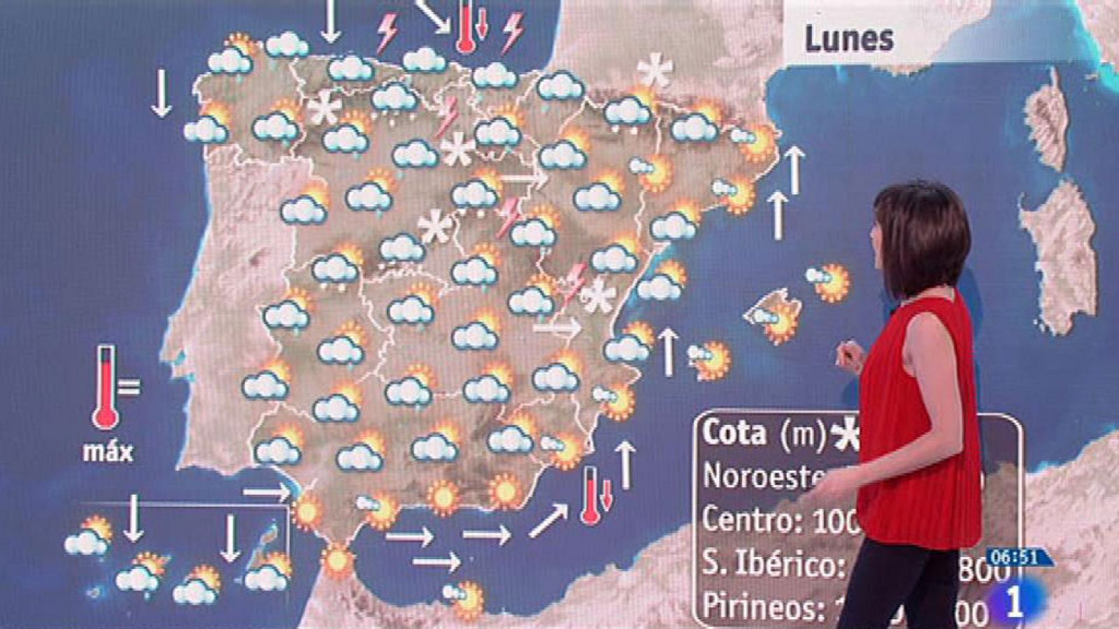 La semana arranca con intervalos de viento fuerte en el Cantábrico oriental