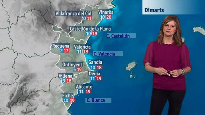 L'informatiu - Comunitat Valenciana - El tiempo en la Comunidad Valenciana - 30/04/18