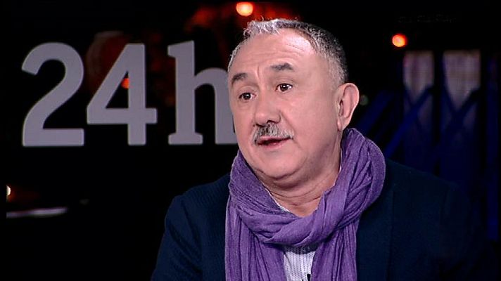 La noche en 24h - Pepe Álvarez (UGT): El 1 de mayo será un "punto de inflexión" para recuperar derechos que comenzó con los pensionistas y las mujeres