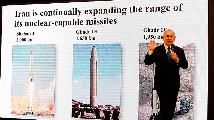 Telediario 1 - Estados Unidos respalda las denuncias de Israel sobre el programa nuclear de Irán