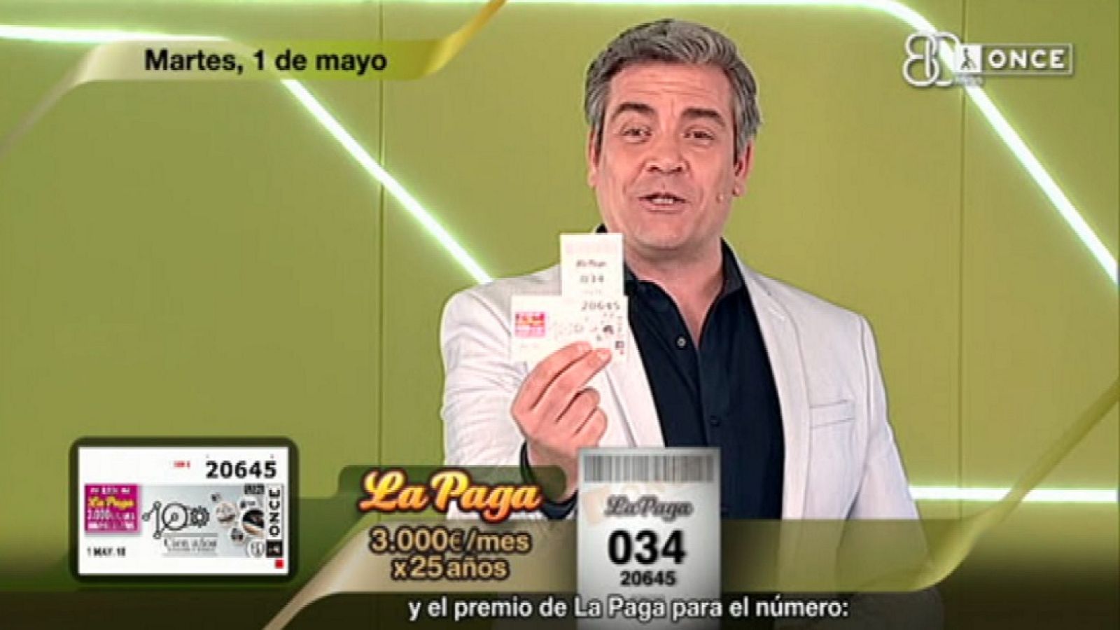 Sorteo ONCE - 01/05/18 - ver ahora