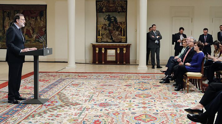 Especiales informativos - Declaración íntegra de Rajoy tras la disolución de ETA