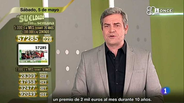 Sorteos ONCE - Sorteo ONCE - 05/05/18