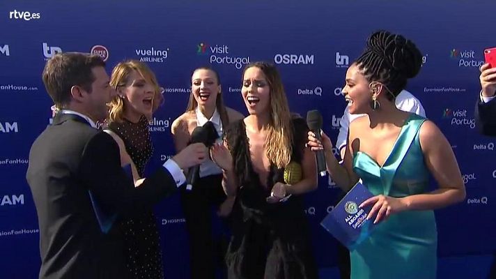  - Alfombra Azul del Festival de Eurovisión desde Lisboa