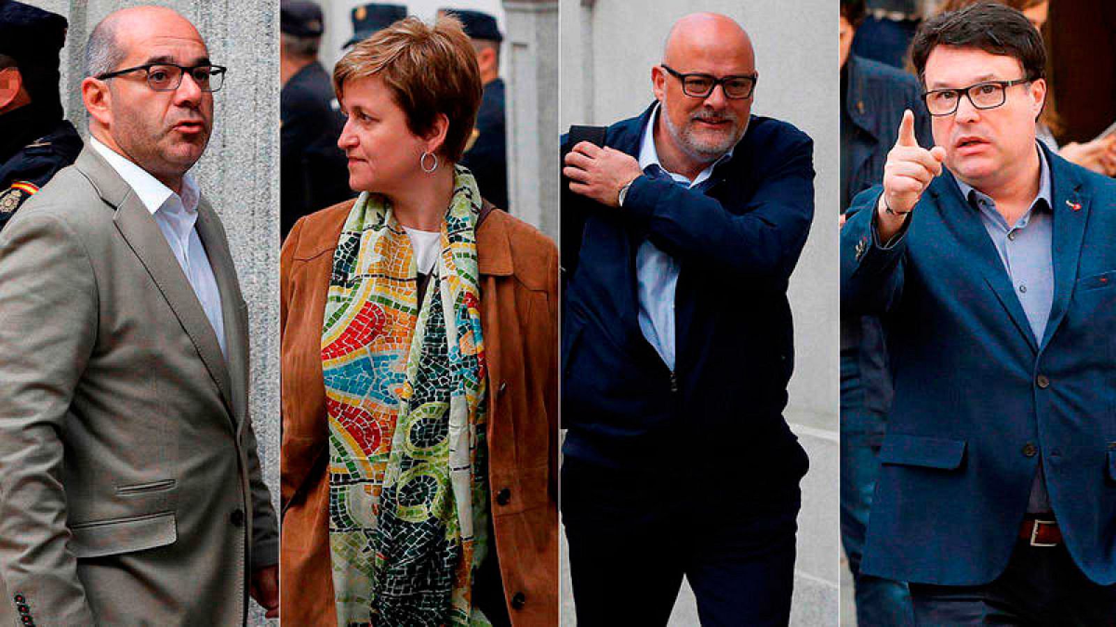 Los exmiembros de la Mesa del Parlament esgrimen su "inviolabilidad" al votar "actos de trámite" del procés