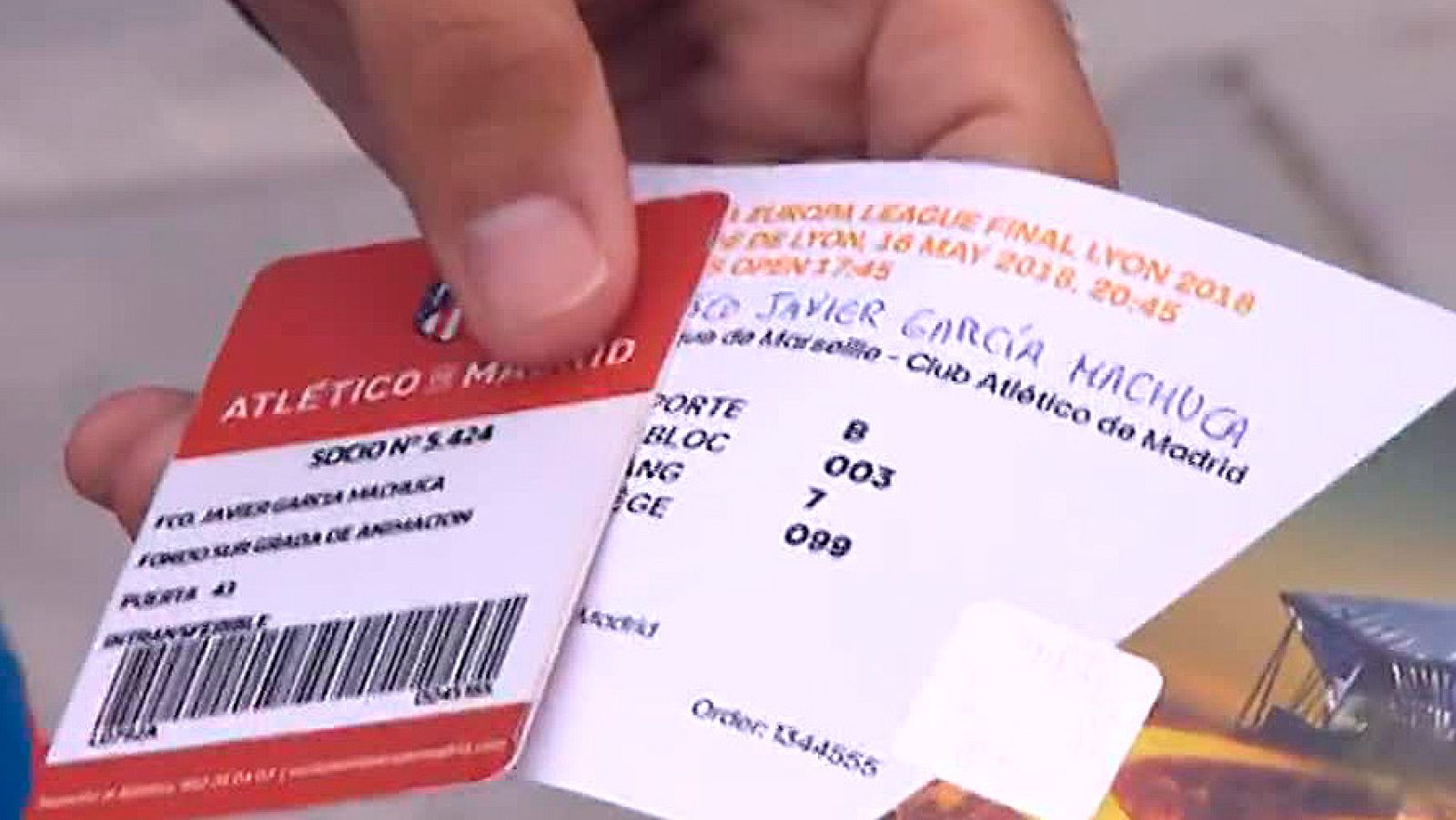 Los más de 9.000 aficionados atléticos que viajen a la final de la Europa League en Lyon lo harán con entradas personales e intransferibles, para un partido que será de alto riesgo.