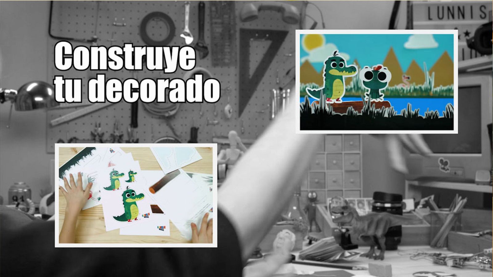 Construye tu decorado - Lunnis y...¡acción! | Ver