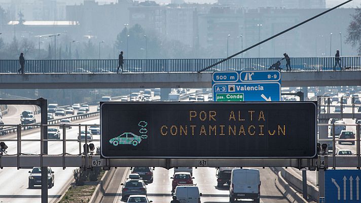 Telediario 1 - Madrid endurecerá el protocolo contra la contaminación
