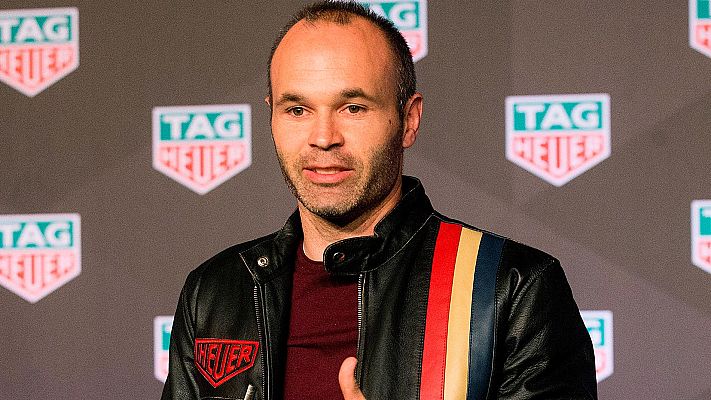 Telediario 1 - Iniesta: "Si viene Griezmann sería un gran fichaje"