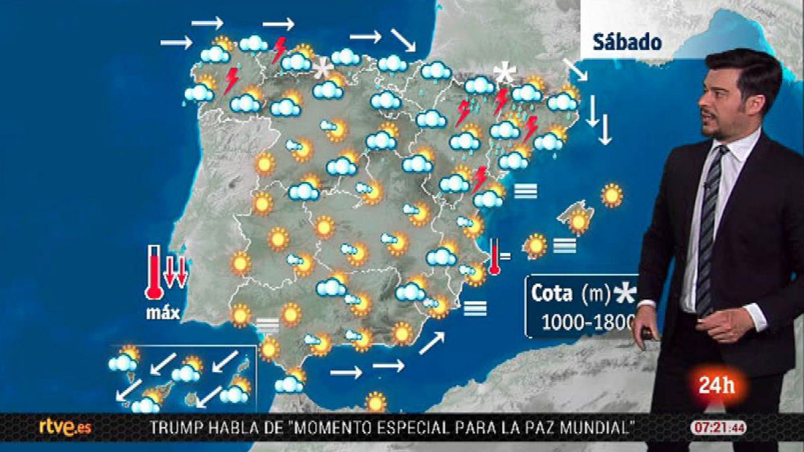 Las temperaturas bajan de una forma notable en la mitad norte - El tiempo | Ver