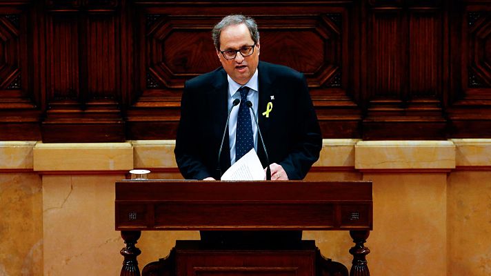 Informativo 24h - Torra promete construir una república en Cataluña